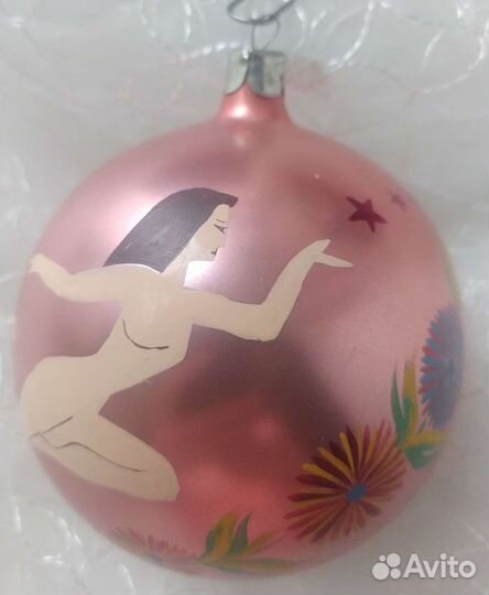 Елочные игрушки шар большой