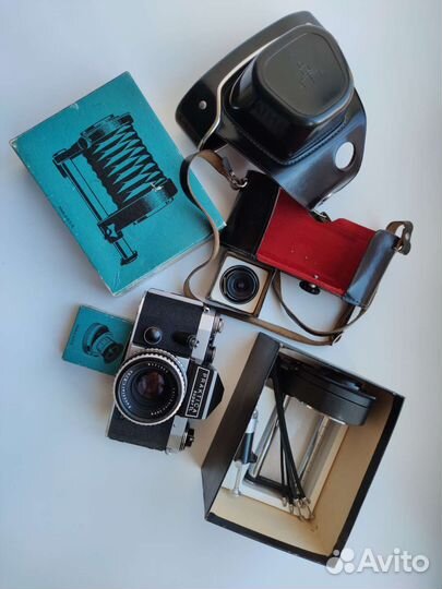 Комплект Praktica Pentacon Pancolar Zeiss Macro