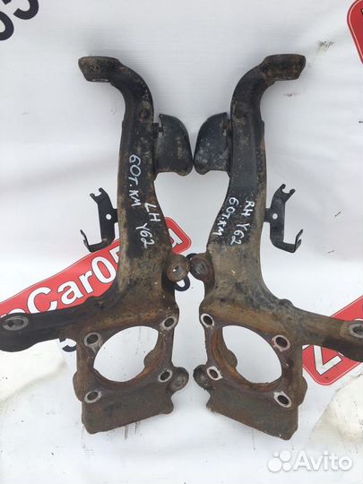 Nissan Patrol Y62 цапфа, кулак поворотный перед