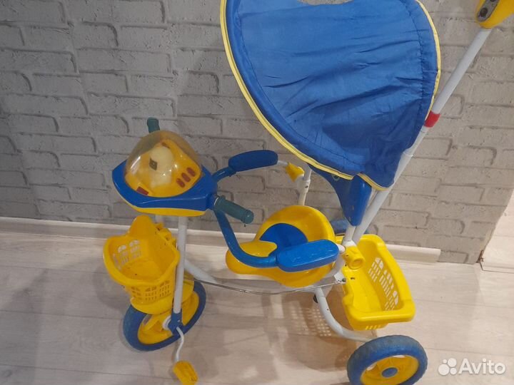 Детский трехколесный велосипед бу