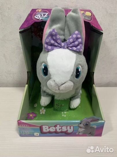 Интерактивная игрушка детская зайчик Betsy новая