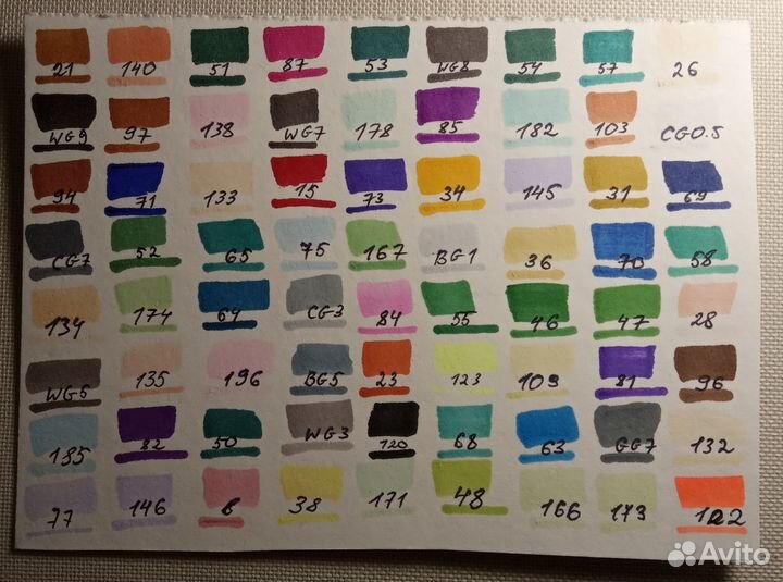 Маркеры для скетчинга touchnew 161 шт