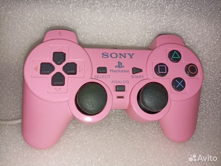 Джойстик PlayStation 2, ps2 pink
