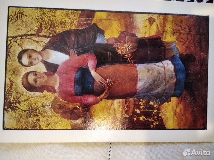 Открытки ссср, Миниатюра Федоскина