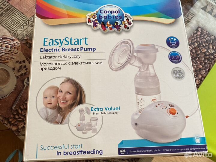 Молокоотсос электрический canpol babies