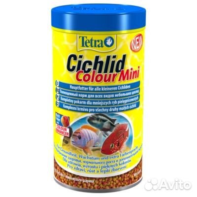 Tetra Cichlid Colour Mini 500ml Корм для всех видо