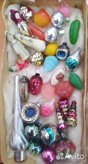 Елочные игрушки СССР набор малютка