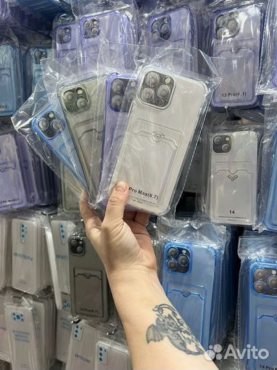 Чехол с кармашком (картхолдер) для iPhone