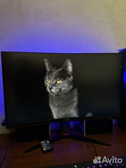 Игровой монитор AOC CQ27G2U/BK 27'' изогнутый