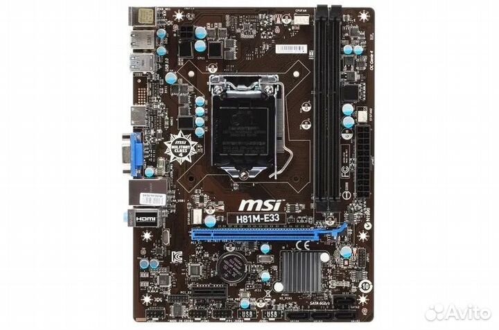 Материнская плата MSI H81M-E33