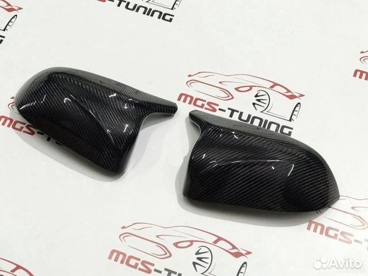 Крышки зеркал X4M F98 на X4 G02 карбон
