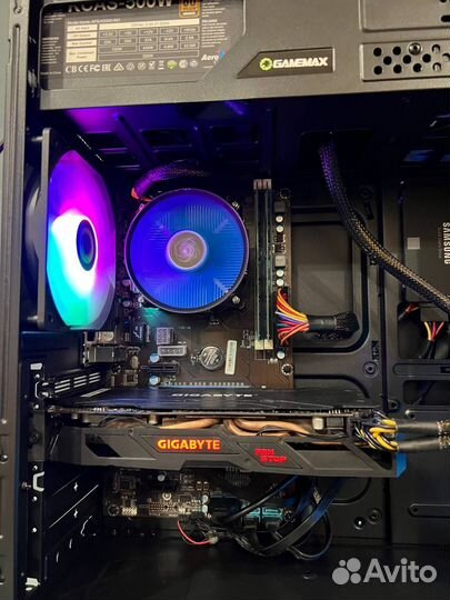 Игровой компьютер intel i5/RX580 8Gb/16 Gb/SSD/HDD