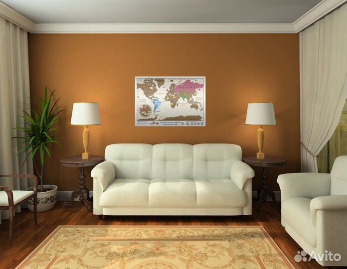 Скретч-карта мира