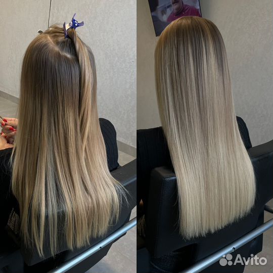 Наращивание волос/коррекция