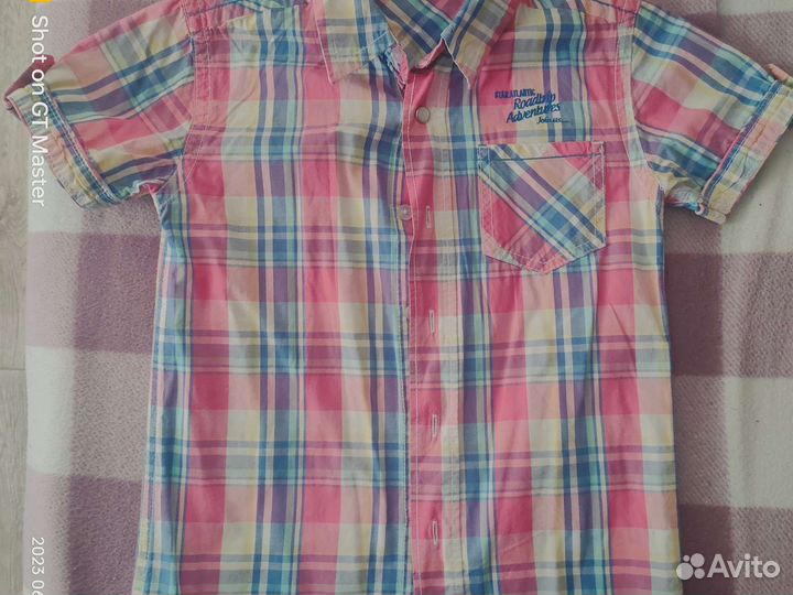 Рубашка для мальчика 122 128
