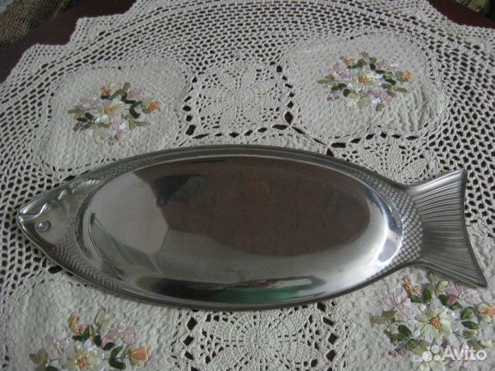 Поднос Рыба Cromargan нержавеющая сталь Германия