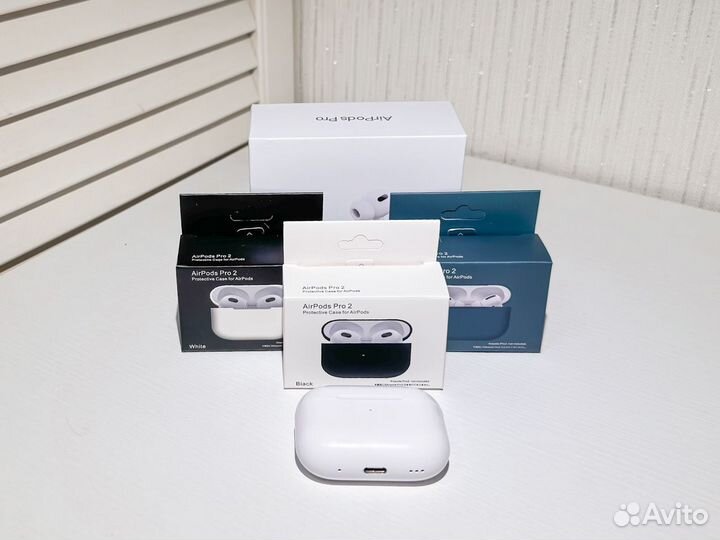 Apple airpods pro 2 type c (premium) + чехол