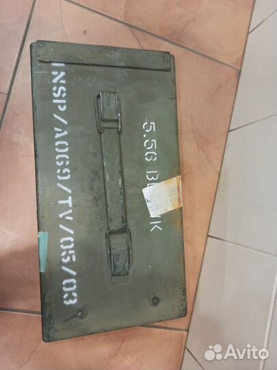 Ящик для патронов металлический