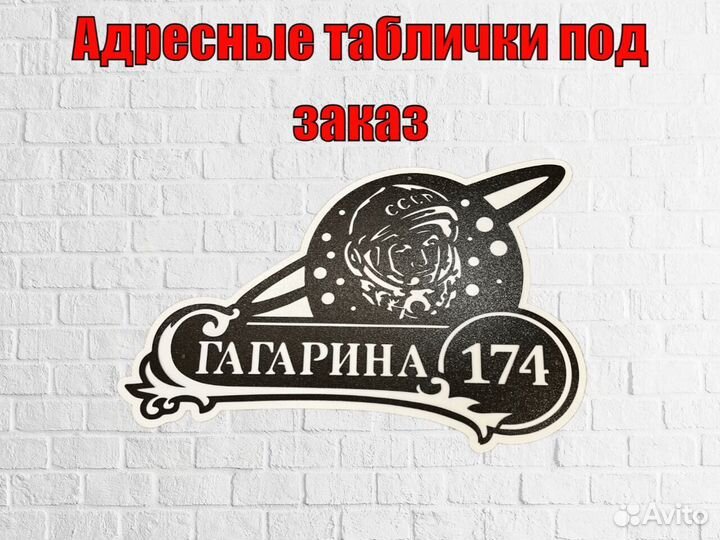 Табличка на дом с адресом