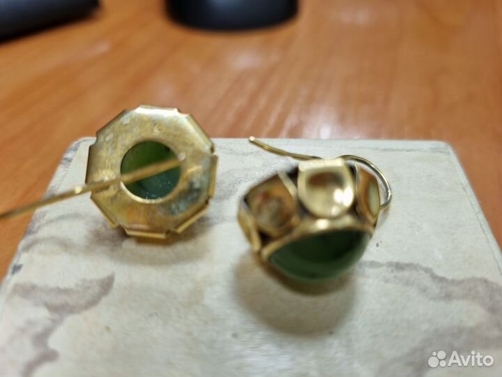 Серебряные серьги СССР