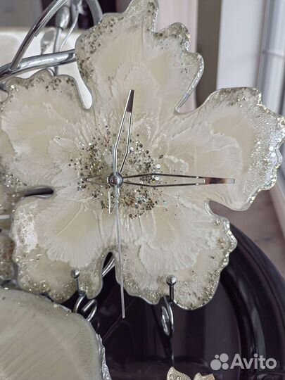 Часики и подносы (подставки) из эпоксидной смолы