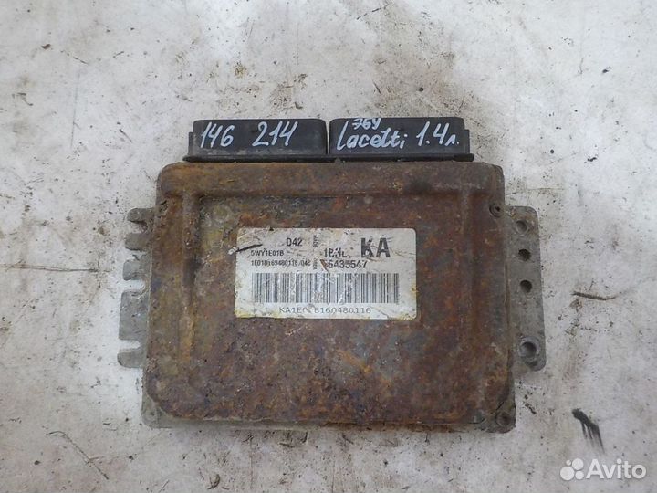 Блок управления двигателем Chevrolet lacetti