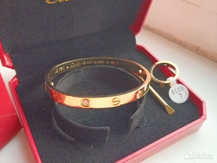 Браслет кольцо cartier