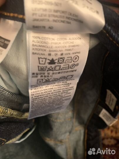 Джинсы levis 514 premium W36L30 pakistan