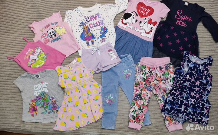 Пакет вещей для девочки 98 р-р