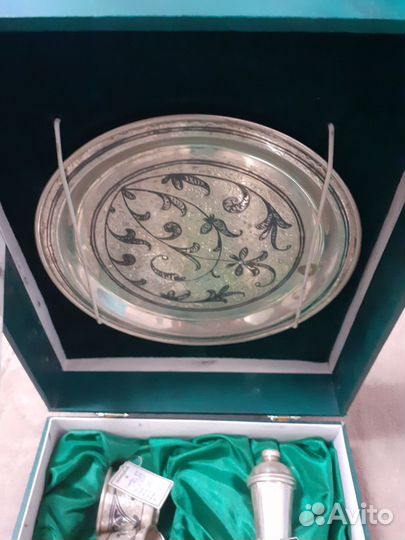 Набор для крепких напитков Кубачи серебро 875