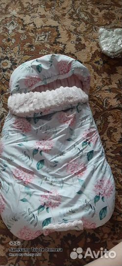 Конверт на выписку для девочки зима
