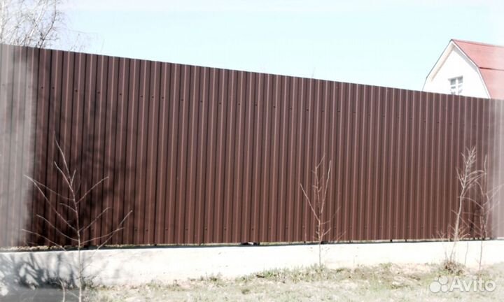 Забор из профнастила
