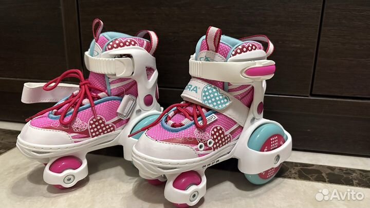 Роликовые коньки детские раздвижные