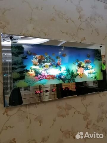 Часы-светильник-аквариум