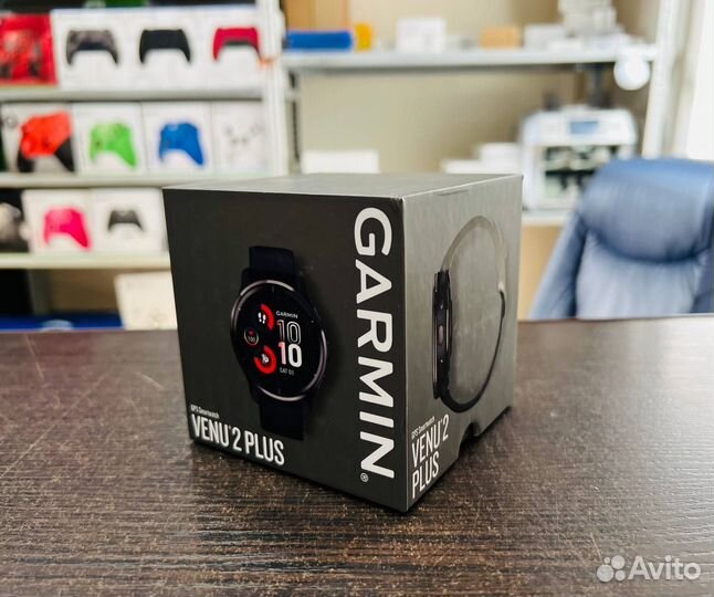 Умные часы Garmin Venu 2 Plus, черный