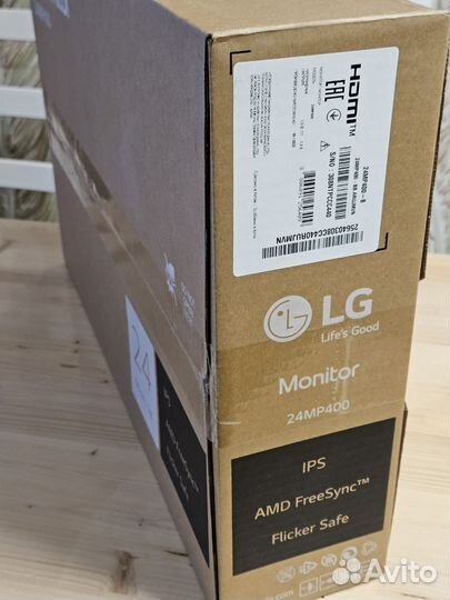 Монитор LG 24MP400-B, 1920x1080, 75 Гц, IPS новый