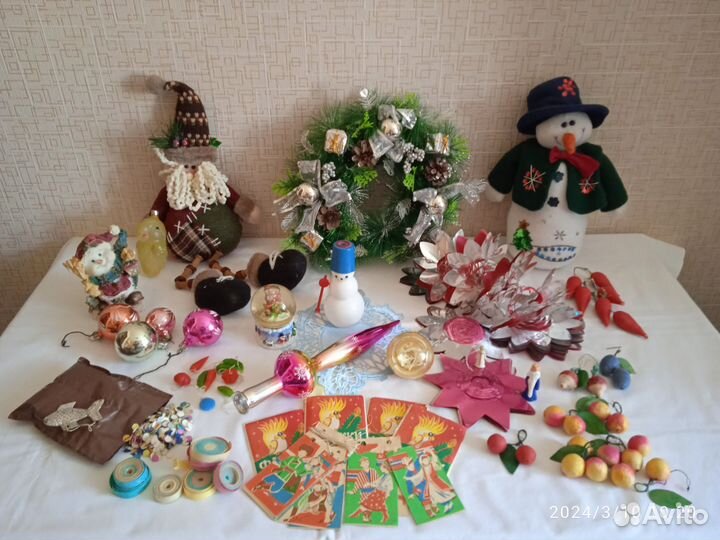 Игрушки и аксессуары новогодние СССР