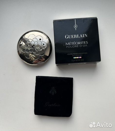Guerlain meteorites пудра compact poudre d'or