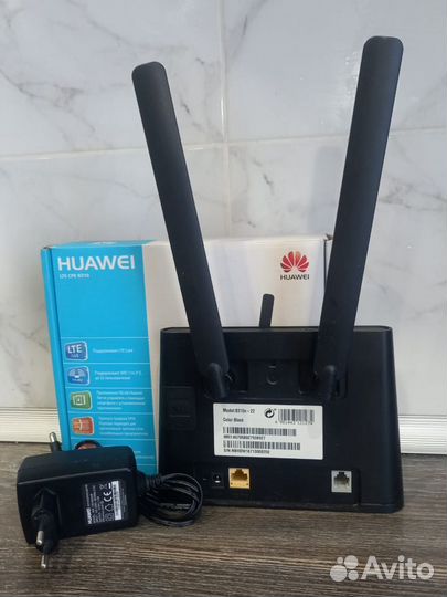 Wi-Fi 4G роутер huawei B310, черный