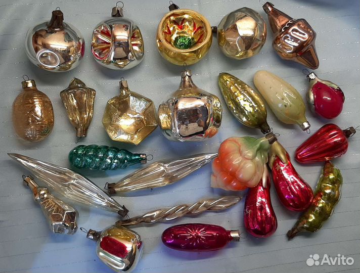 Елочные новогодние игрушки СССР