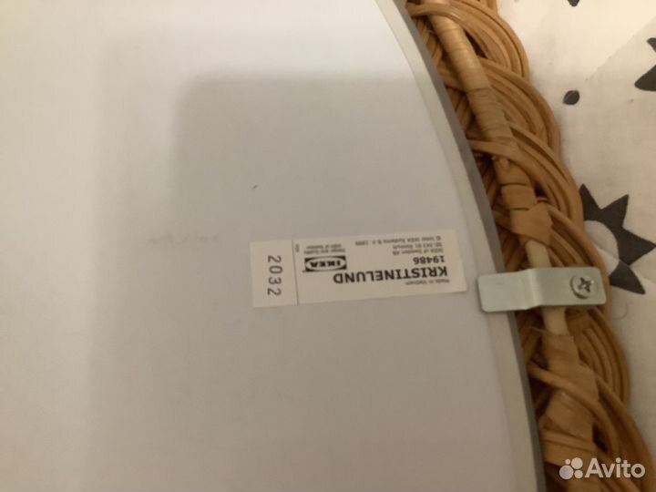 Зеркало из натурального ротанга икеа