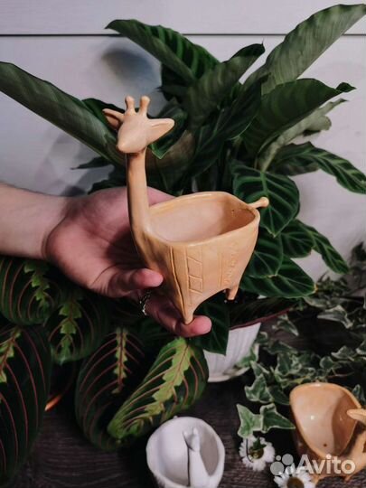 Керамические горшки и кашпо