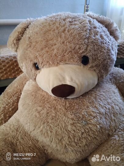 Большая мягкая игрушка медведь