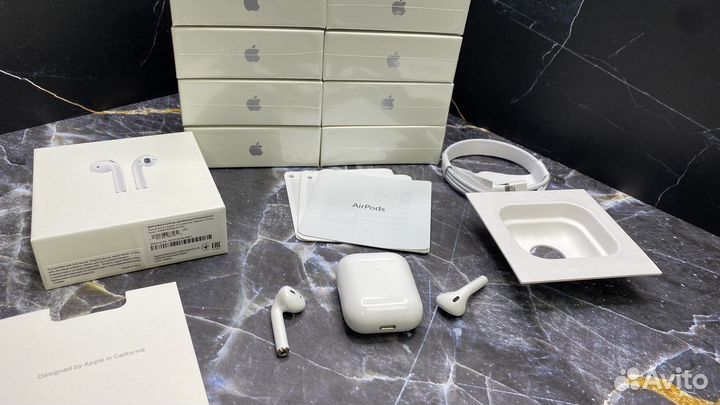 AirPods 2 “Оригинал» (Чехол + Гарантия)