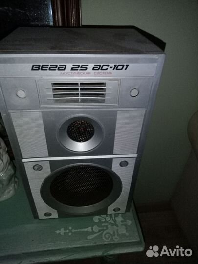 Усилитель вега с родными колонками 25 ас