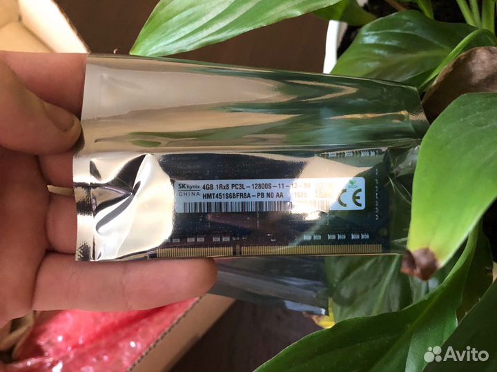 Комплект из 4 планок озу 4гб