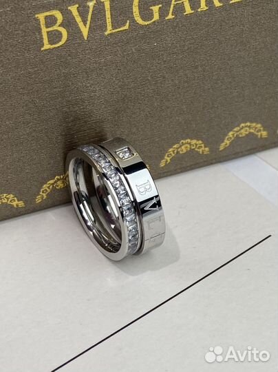 Кольцо Bvlgari lux новинка