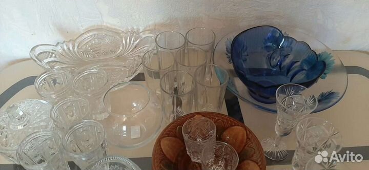 Хрусталь, стекло