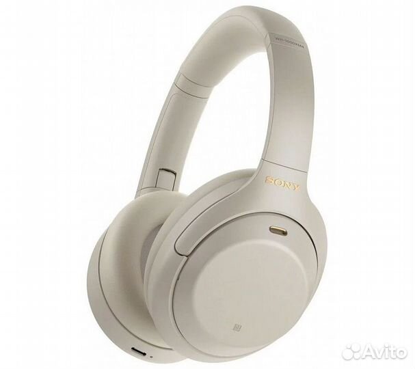 Наушники Sony WH-1000XM4, серебристый