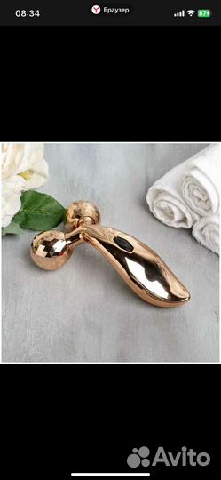 Массажер для лица, роллер